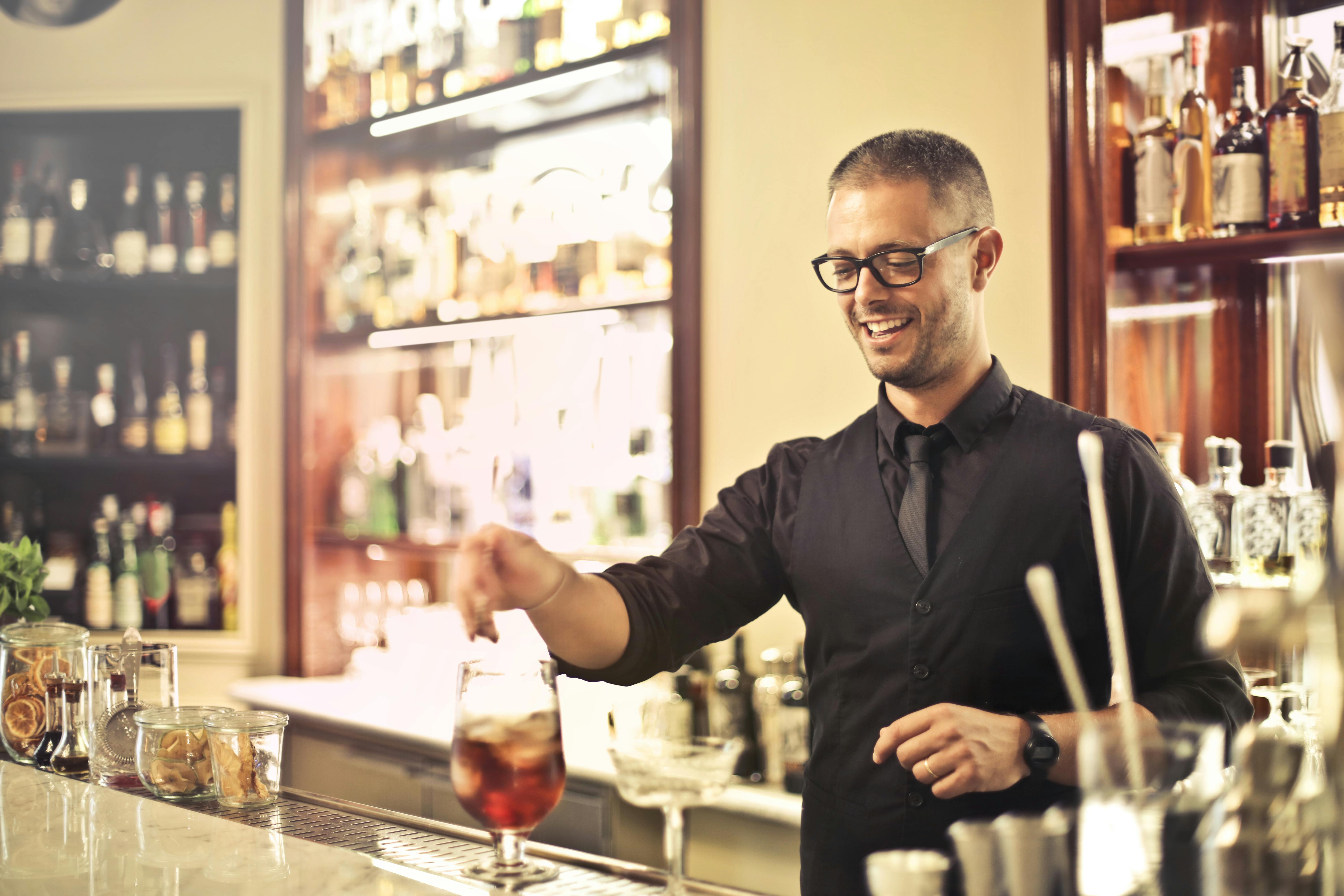 Hospitality professional at work in Cape Town